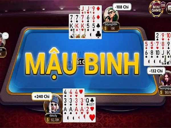 game mậu binh - Mậu Binh 3 Người Chơi