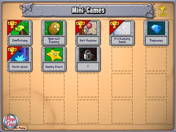 game mini - Plants vs. Zombies GOTY Edition